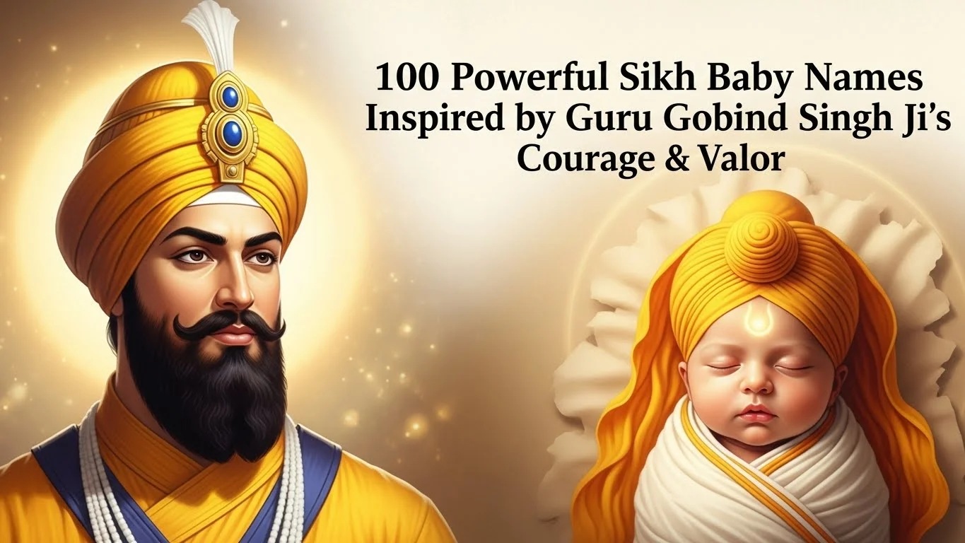 100 Powerful Sikh Baby Names Inspired by Guru Gobind Singh Ji’s Courage & Valor