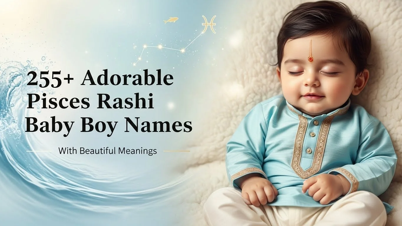 255+ Most Adorable Pisces Rashi Baby Boy Names with Beautiful Meanings