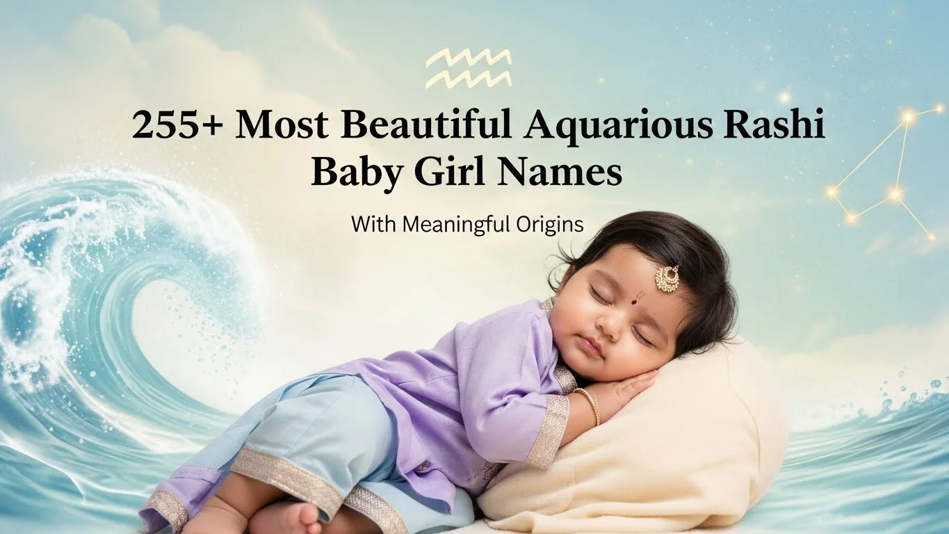 255+ Most Beautiful Aquarius Rashi Baby Girl Names