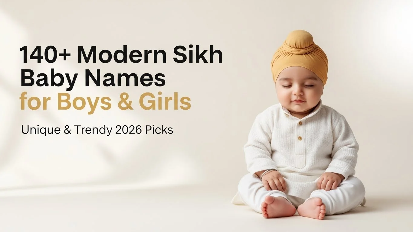Modern Sikh baby names for boys and girls – trendy 2026 picks