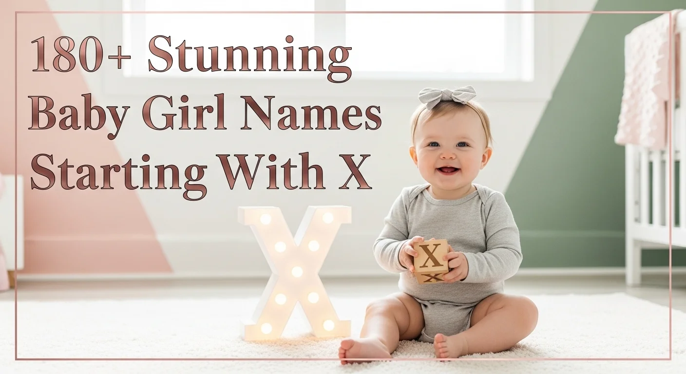 180+ Stunning Baby Girl Names Starting With X – Unique, Trendy & Meaningful